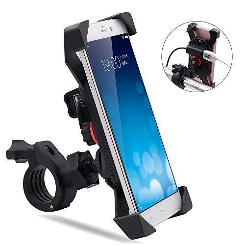 Social TR Turn Raise Giratorio Montaje de Motocicleta Moto Soporte para Teléfono Celular