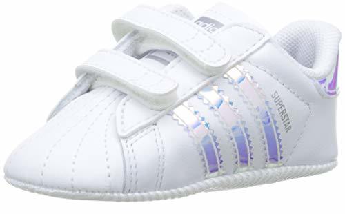 Lugar adidas Superstar Crib, Zapatillas Unisex bebé, Blanco