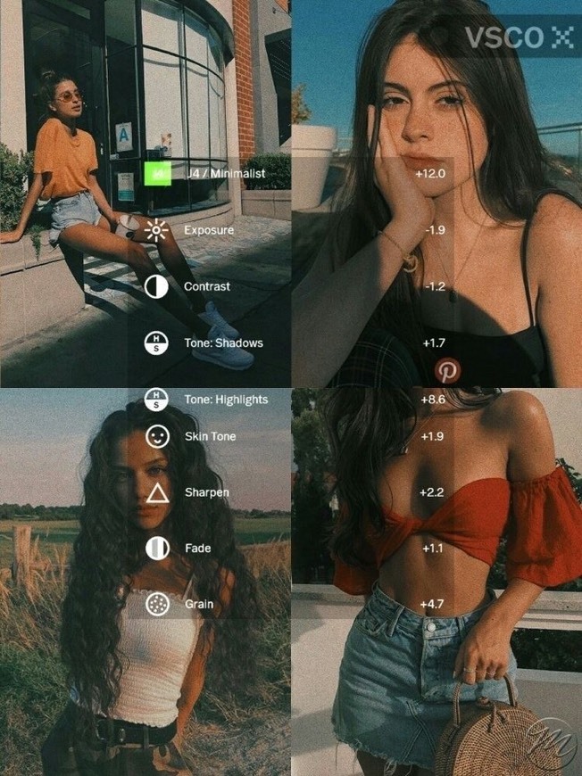 Moda Dicas de Edição no VSCO ...