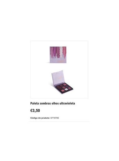 Paleta de Sombras PS Ultra Violet — Primark