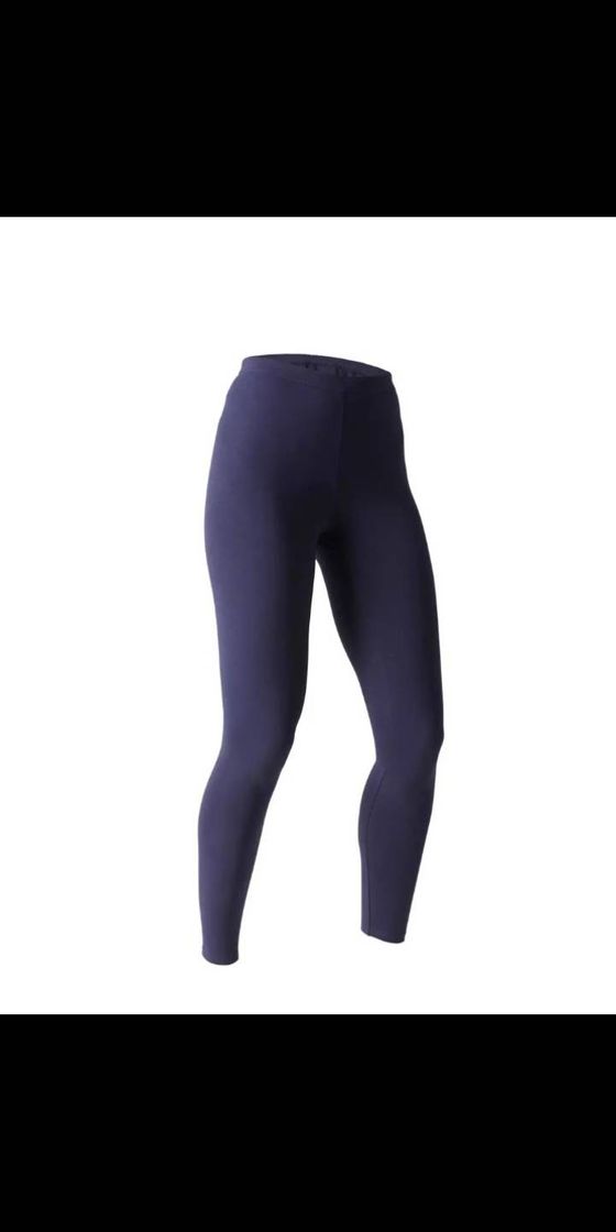 Moda Malla leggings stretch fitness. Algodón. Color azul.