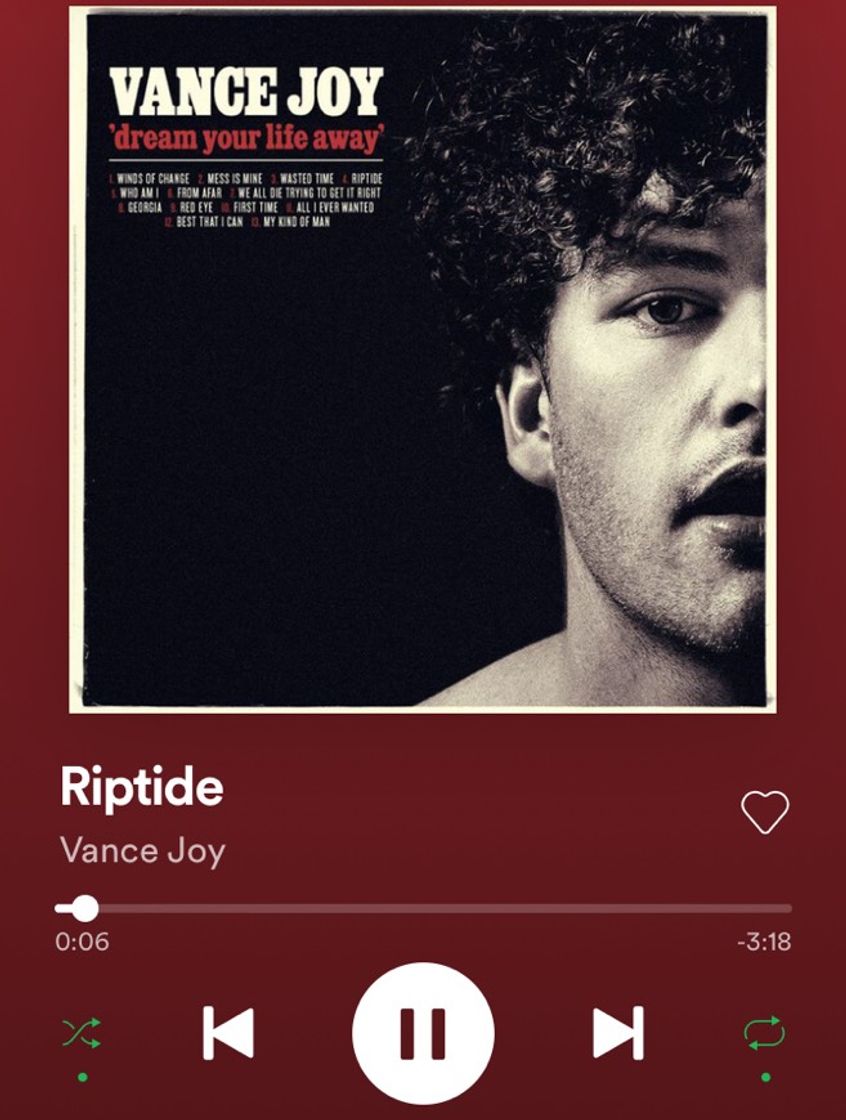 Music Riptide — Vance Joy