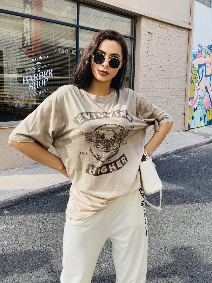 Social MEYSI KIM ocasional Camiseta 