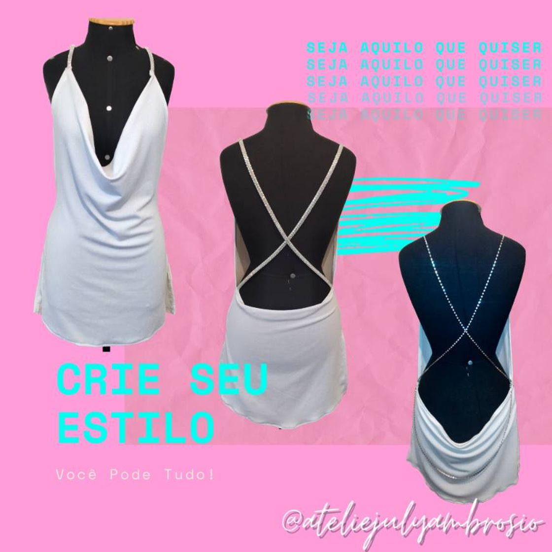 Vestido em lurex