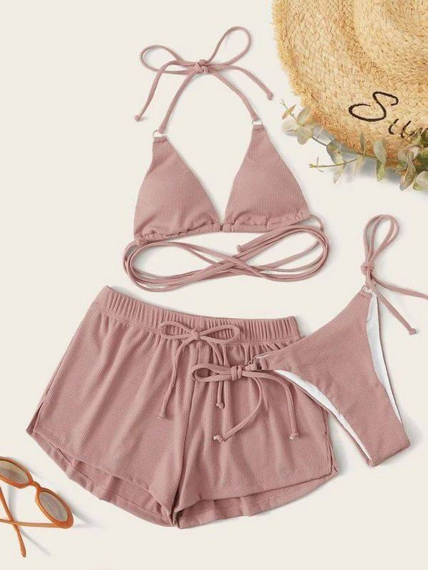 Fashion Conjunto de biquine frente 