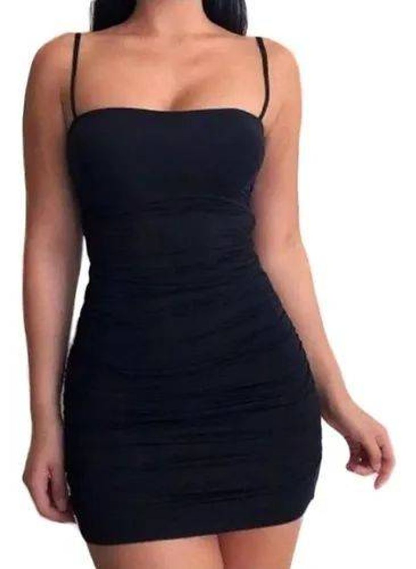 Moda Vestido tubinho preto