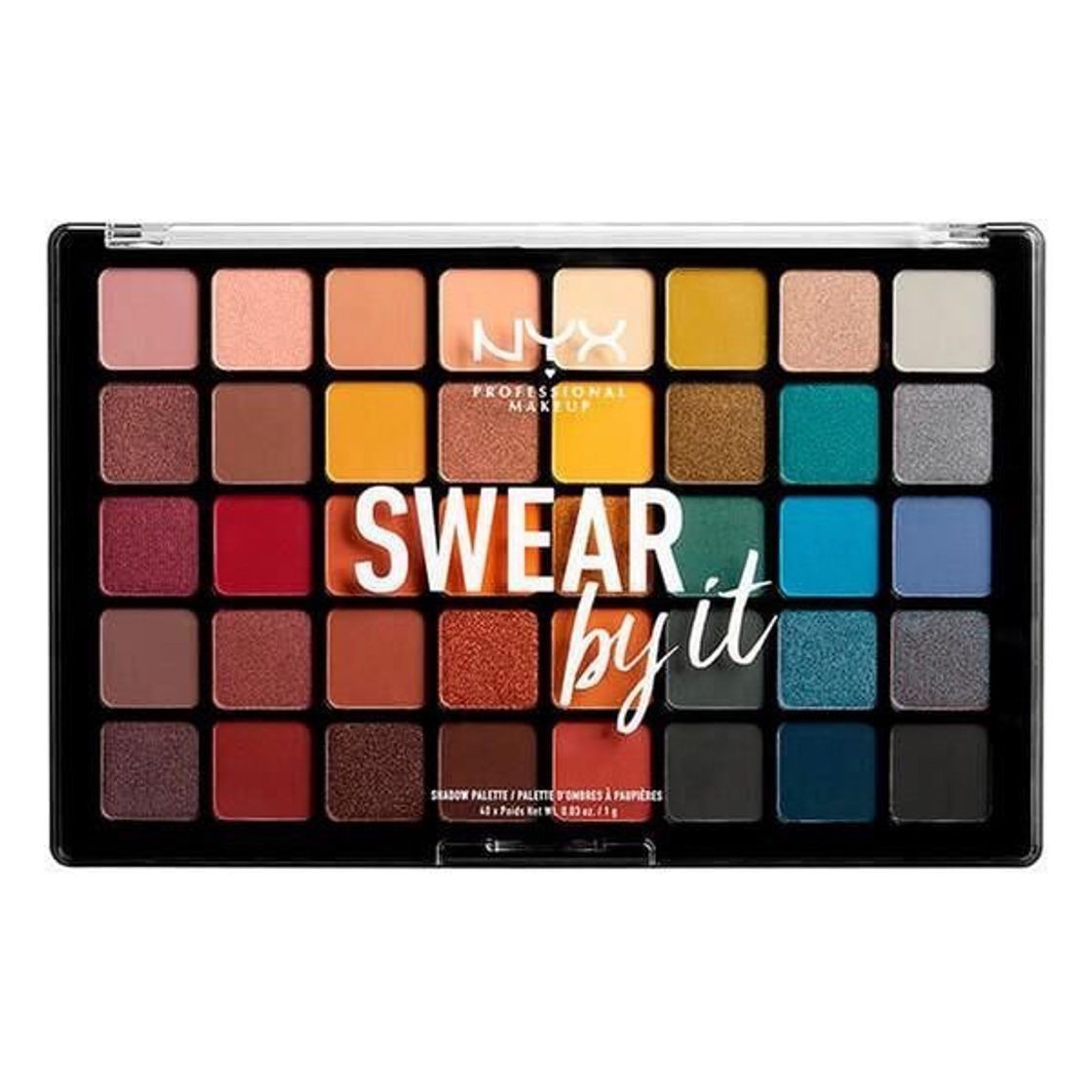 Moda Paleta de sombras de olhos swear By It nyx 