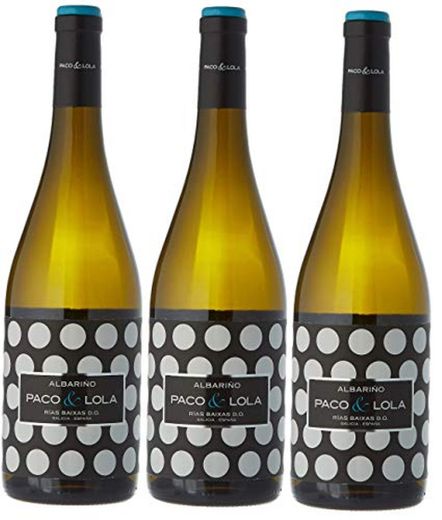 Paco & Lola, Vino Blanco - 3 botellas de 75 cl, Total