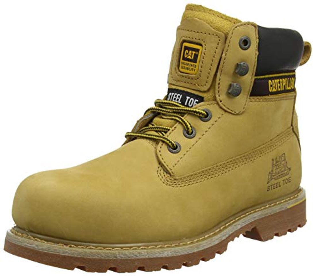 Moda Cat Footwear Holton, Botas de Trabajo Hombre, Beige