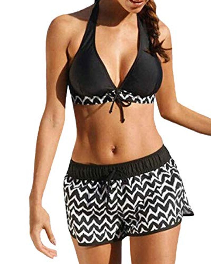 Moda Yutdeng Conjunto de Bikini Sexy para Mujer Traje de Baño de Dos