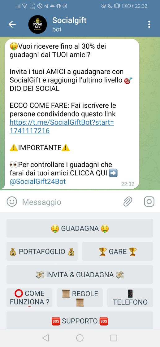 App Bot telegram