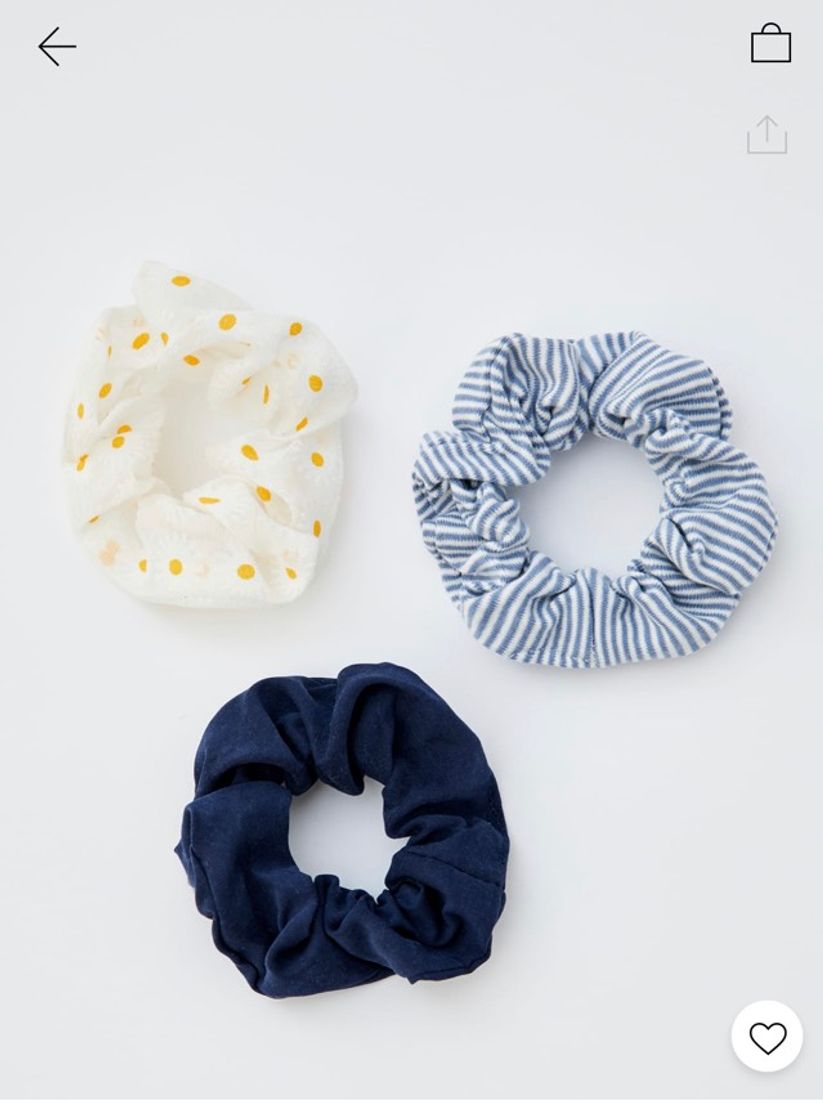 Productos Pack de 3 scrunchies com margaridas