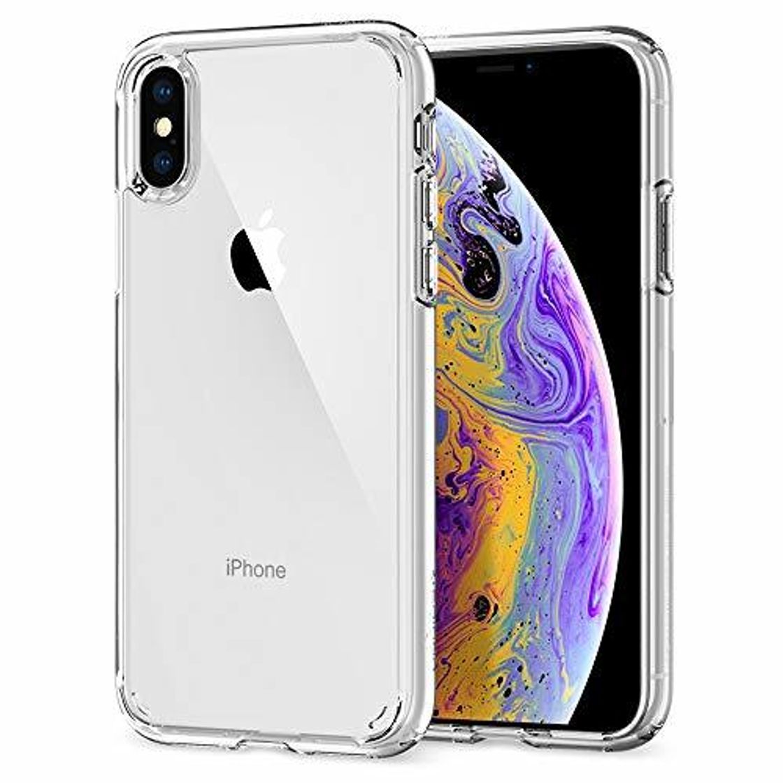 Social spigen Ultra Hybrid Funda iPhone XS/X con Tecnología de cojín de Aire
