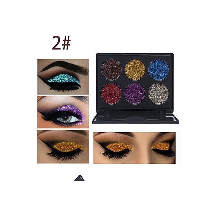 Social Glitter Polvo Paleta de Maquillaje Profesional