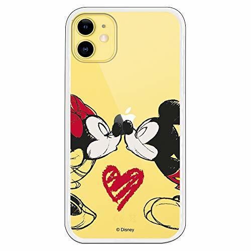 Funda para iPhone 11 Oficial de Clásicos Disney Mickey y Minnie Beso