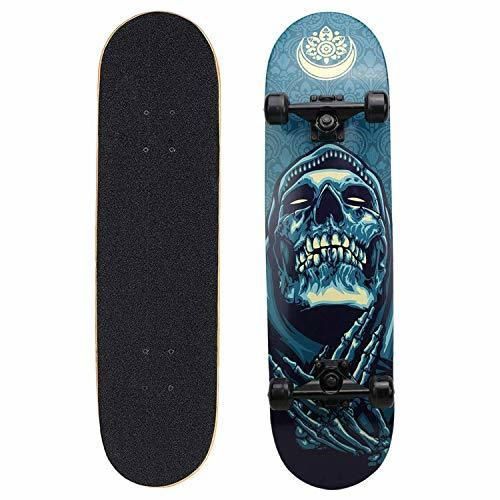 Social Eseewin Skateboard 9 Capas Decks 31"x8 Pro Skate Board Completo Maple Wood