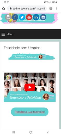 Workshop Online - Sintonizar a Felicidade- Gratuito