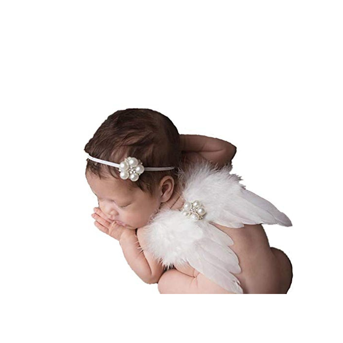 Puseky Baby Infant Girls Diamond Pearl Banda para el pelo