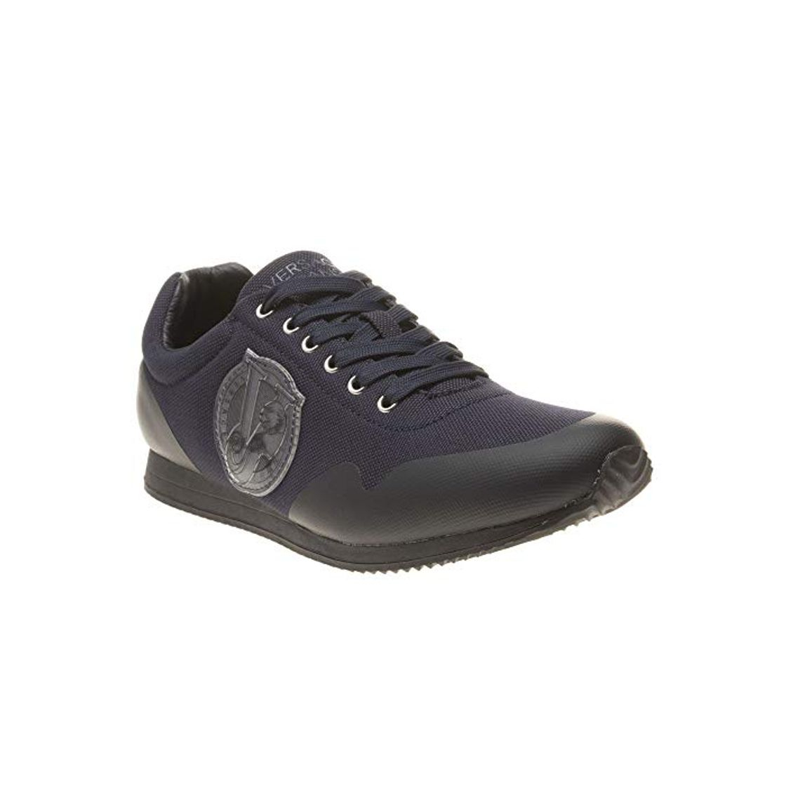Social Versace Jeans Couture Shoes, Zapatillas de Gimnasia para Hombre, Azul