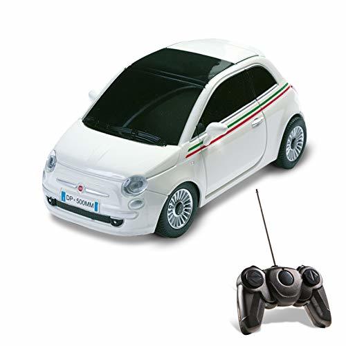 Place Mondo Motors - Coche con radiocontrol, escala 1:24, modelo New Fiat 500