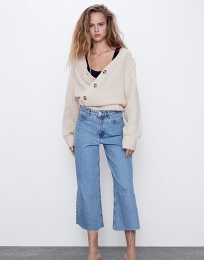 HI-RISE CULOTTE JEANS