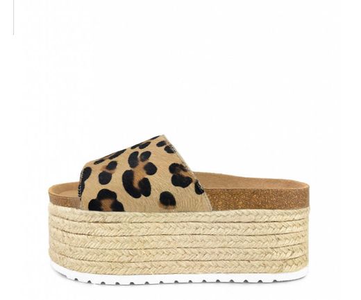 Zapatos plataforma leopardo