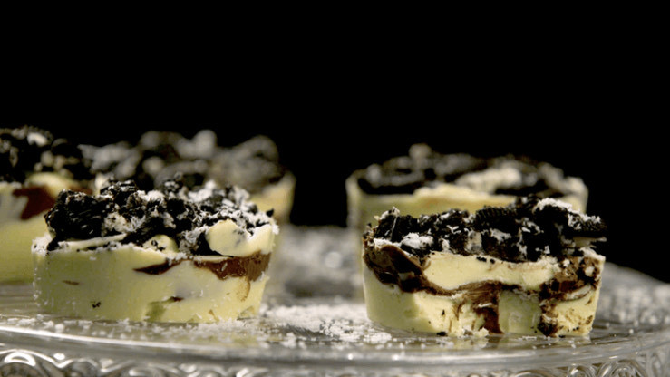 Moda Bombones de chocolate blanco, Nutella y oreo!