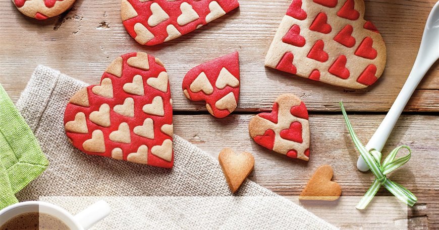 Moda Galletas con corazón 