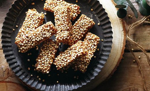 Turrón de quinoa y almendra 
