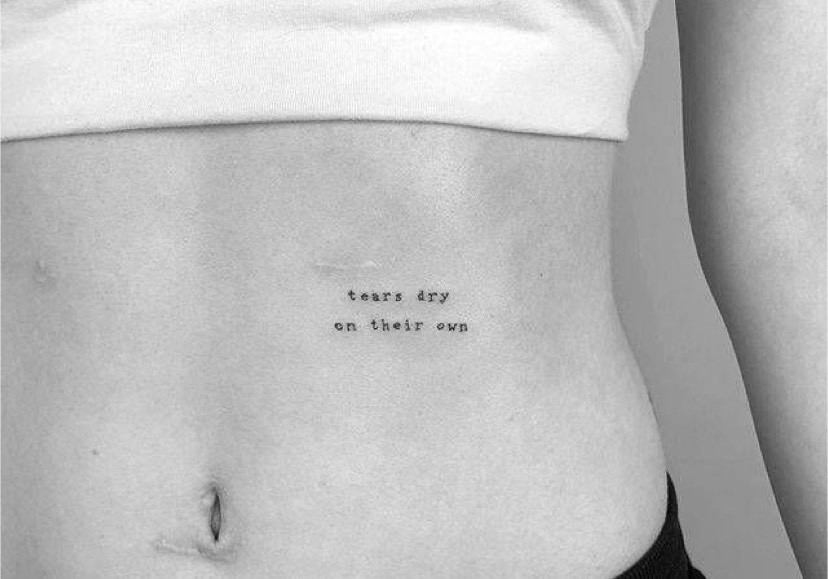 Fashion Tatuaje frase