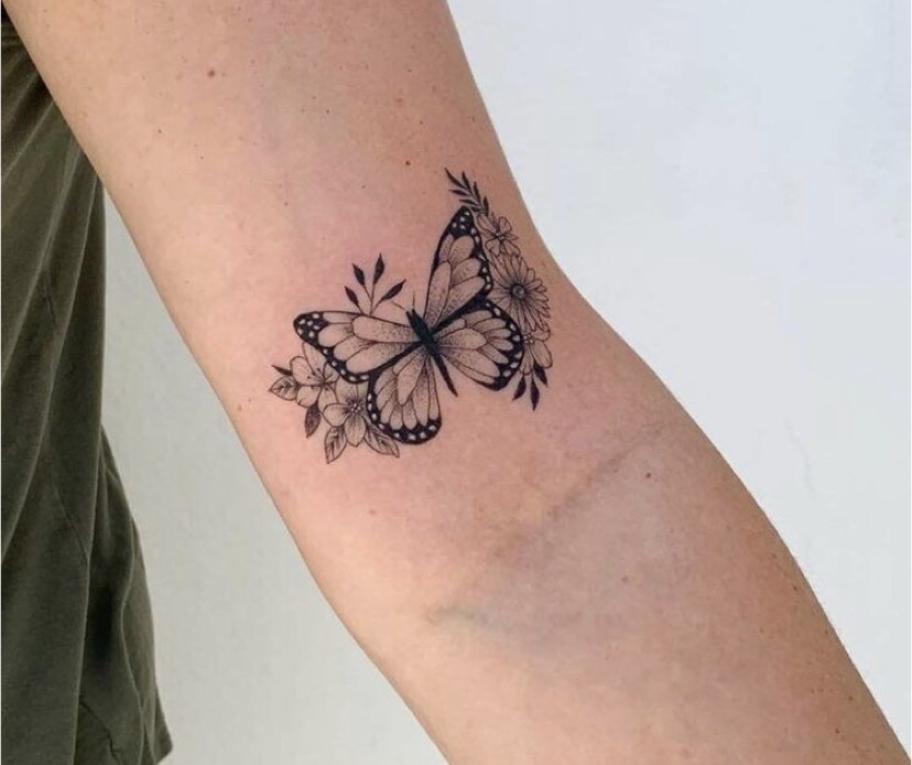 Moda Tatuaje mariposa