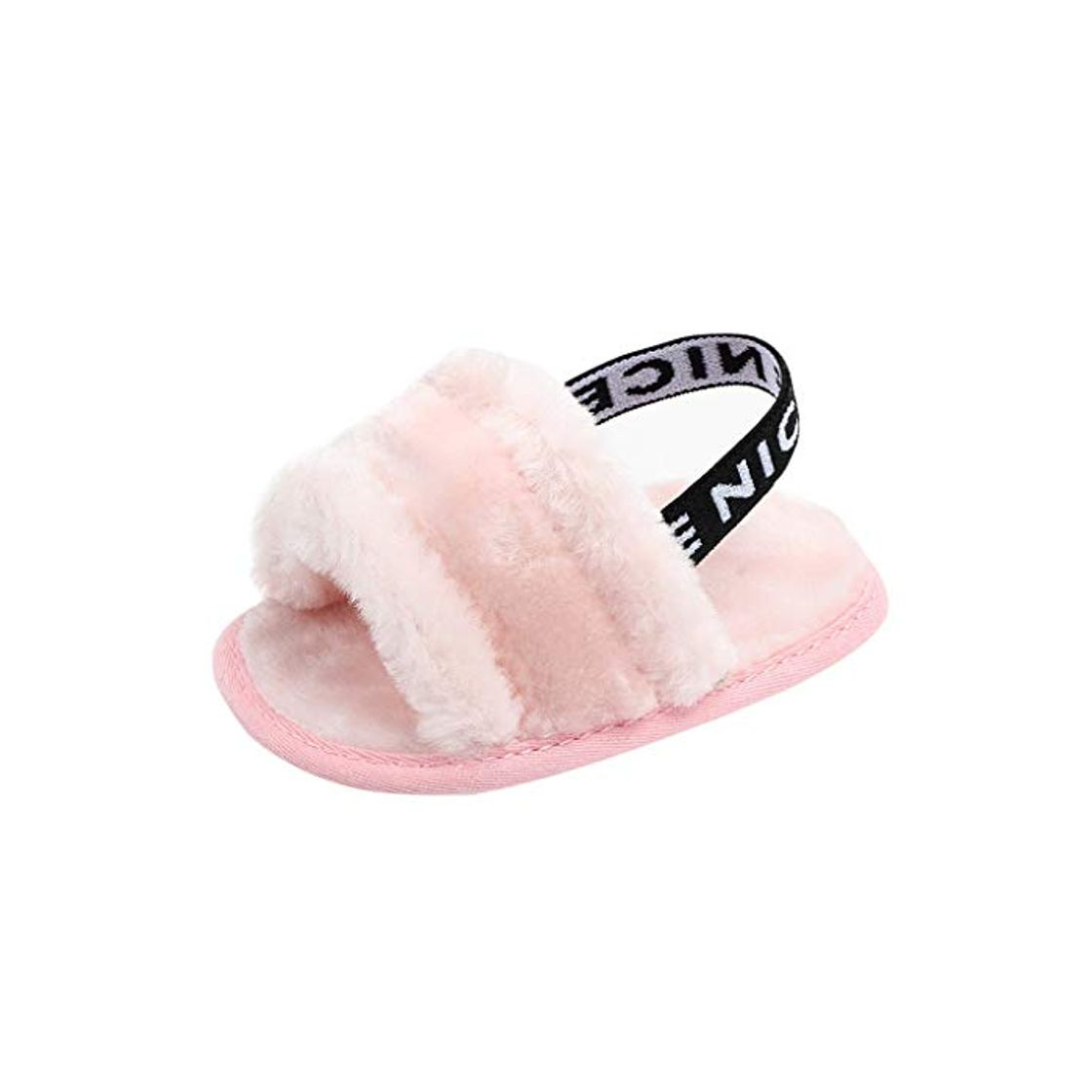 Social iubebe Bebé niña niño Peludo Lindo Suave único Princesa Zapatos Estirar Sandalias