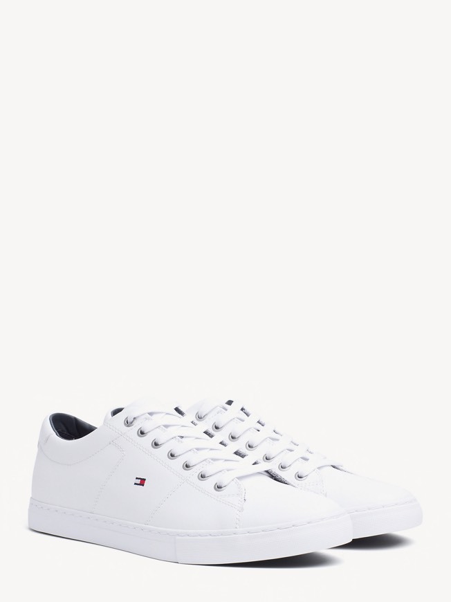 Products Essential leather lace-up trainers 