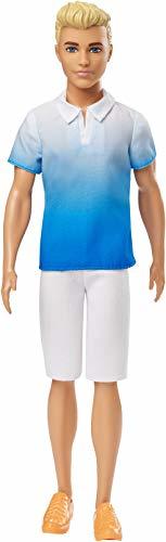 Producto Mattel- Barbie Fashionista-Muñeco Ken Rubio con pantalón Blanco