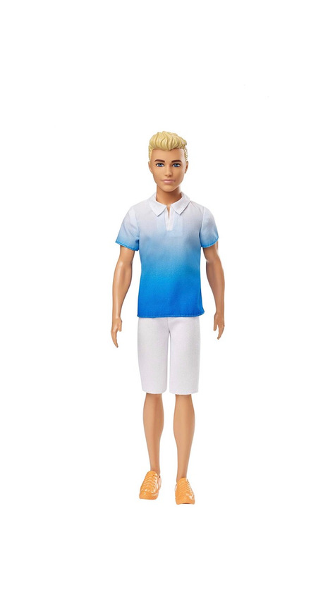 Producto Mattel- Barbie Fashionista-Muñeco Ken Rubio con pantalón Blanco