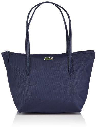 Lacoste Medium Small Shopping Bag, Bolso de hombro para Mujer, Navy Blue/Dark