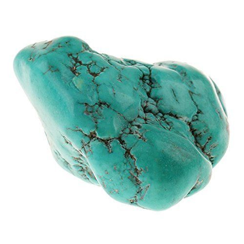 MagiDeal Cristal Natural Turquesa Piedra Cuarzo Gema Decoración de Hogar