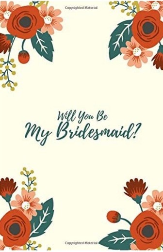 Will you be my bridesmaid? - Journal/Planner