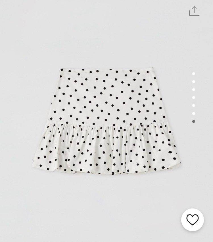 Falda lunares 