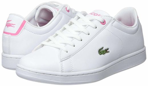 Lacoste Carnaby EVO BL 2 SUJ, Zapatillas Unisex Niños, Blanco