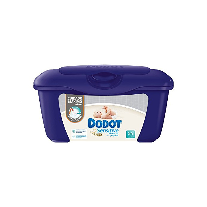 Dodot Sensitive - Caja de para bebé 54 Toalitas - Pack de