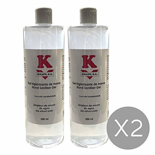 Product Gel de manos hidroalcoholico KrapeBetafar 2x 500 ml