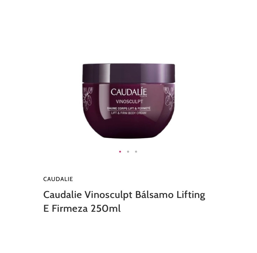 Product Caudalie Vinosculpt Bálsamo Lifting e Firmeza 250ml