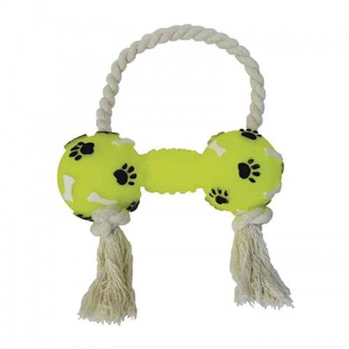 Moda Cão Brinquedo pra Cães Halter Pata Osso Com Corda.