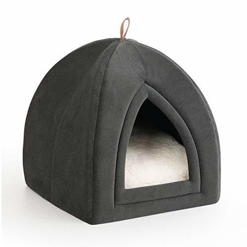 Producto Bedsure Cama/Cueva Gato con Cojín Desenfundable Lavable - Casa para Gatos Antideslizante