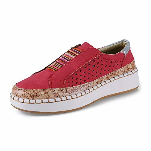 Product Mocasines Mujer Zapatos Alpargatas Plataforma Mujer Verano Loafers Plano 3.5CM Sneakers Cuña