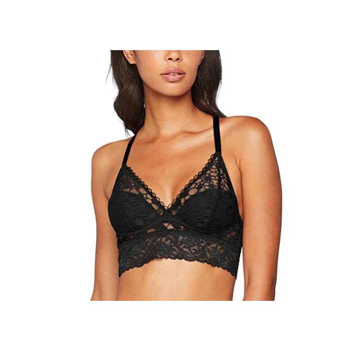 Product Wonderbra Sexy Triangle Bralette Sujetador, Negro