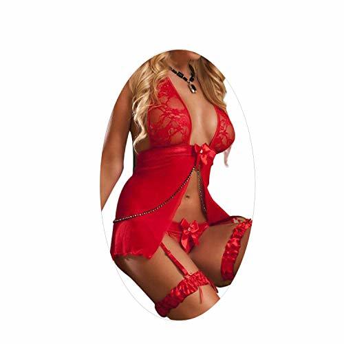 Social EVBEA Lencería Mujer Erótica de Encaje Vestidos Sexys Babydoll Ropa Interior Femenina