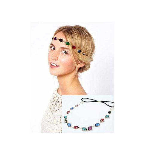 Yean cabeza cadena accesorios para el pelo para las mujeres y las niñas