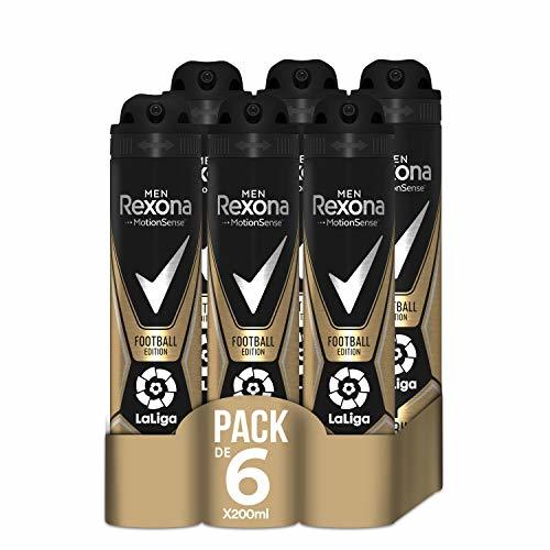 Beauty Rexona Desodorante Antitranspirante Football Edition Laliga 200ml - Pack de 6